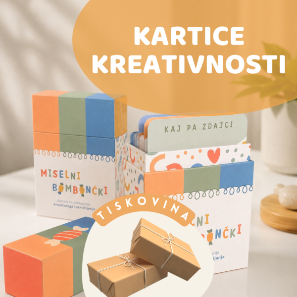 MISELNI BONBONČKI: Kartice za spodbujanje kreativnega razmišljanja